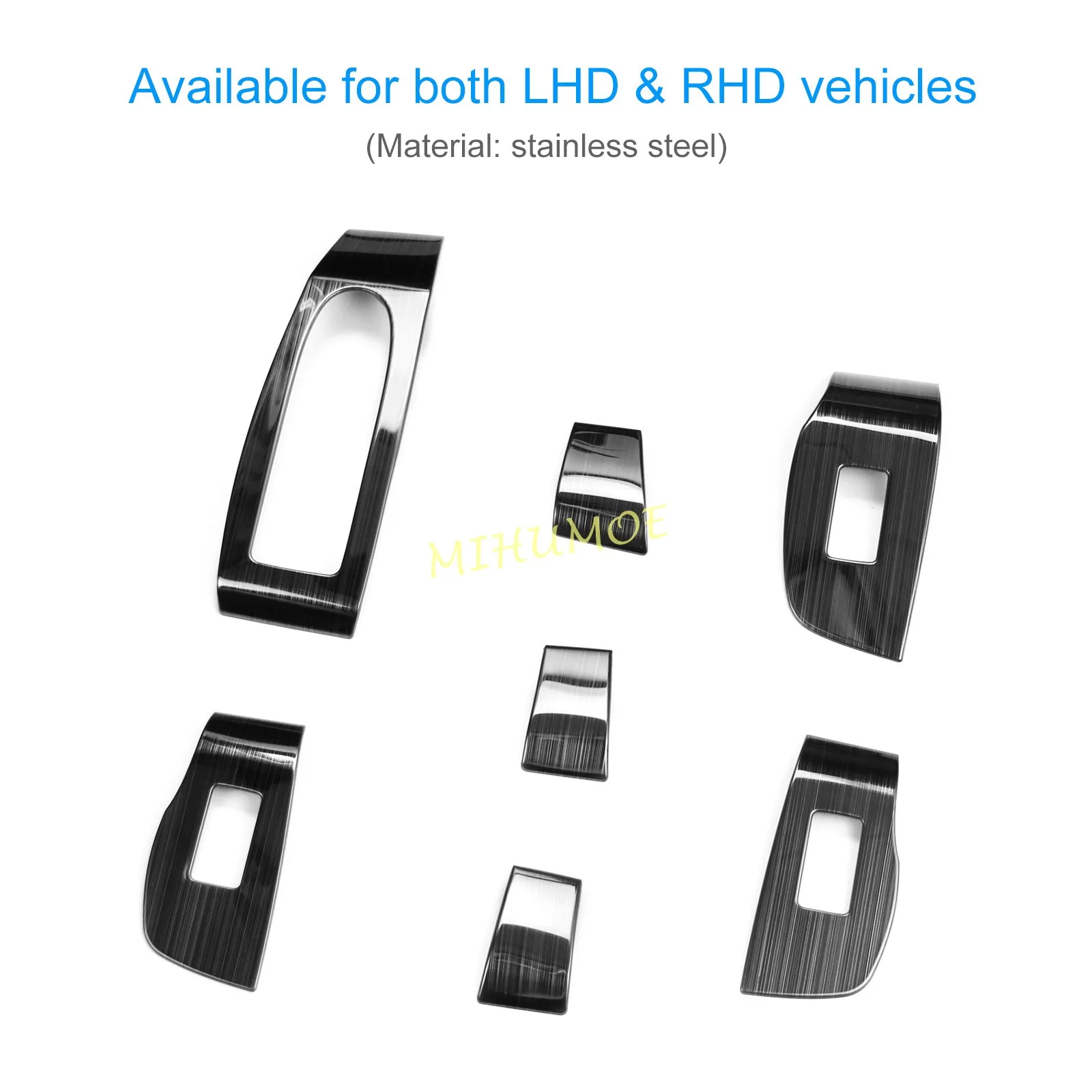 

Steel Interior Door Window Adjust Switch Panel Cover Trims For Mazda 3 BP CX30 CX-30 DM 2019 2020 2021 2022 2023 2024 2025 2026