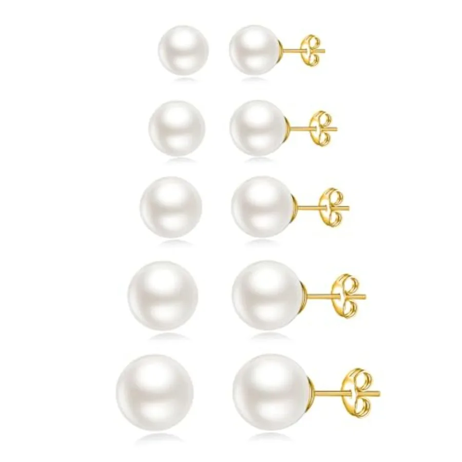 

JINERA for Women 4K Plated Gold/ Small Set Cartilage Piercing Hypoallergenic Lightweight Jewelry Gifts for Women