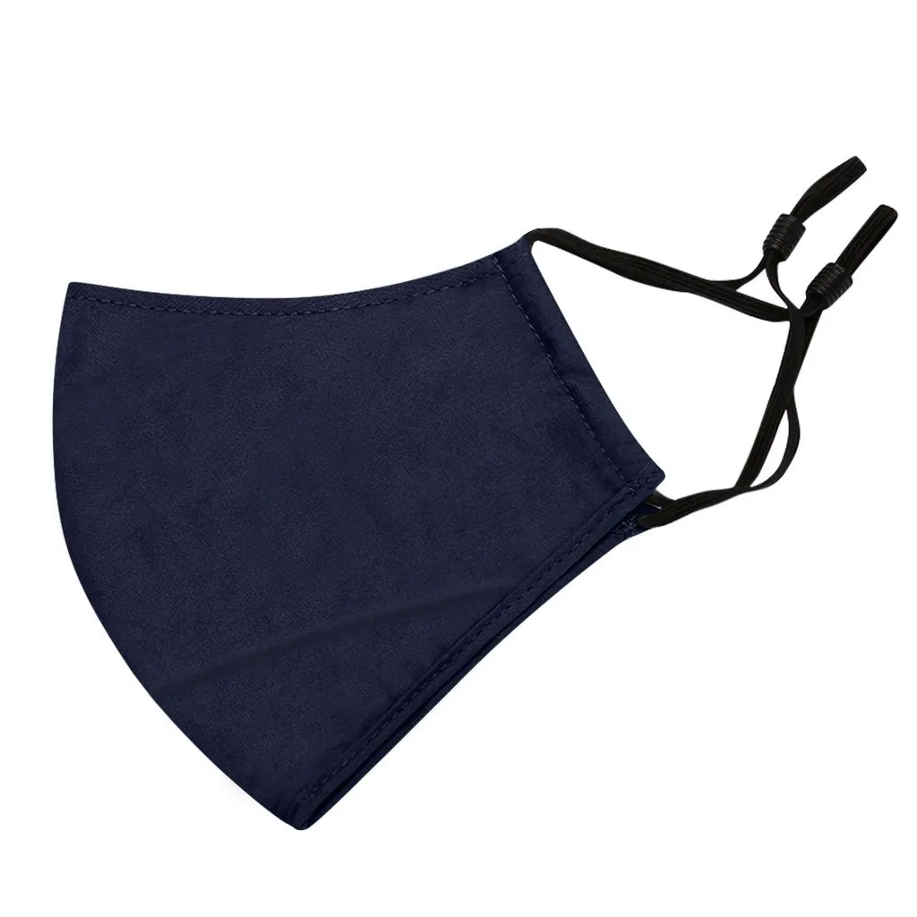 قناع الوجه للجنسين من القطن، قناع قابل لإعادة الاستخدام يحمي مادة حلقة الأذن المرنة الضارة والملوثات والغبار والضباب الدخاني المريحة