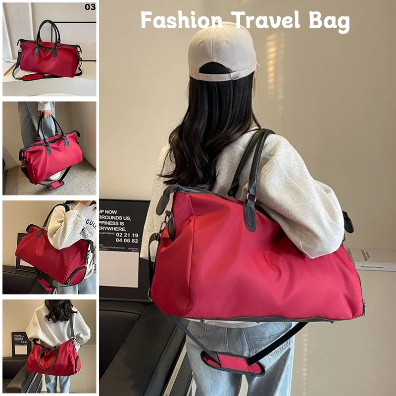 

Weekend Waterproof Sport Gym Bag Oxford Travel Bag Handbags Large Capacity Carry On Luggage Bags Men Women Shoulder Outdoor Tote