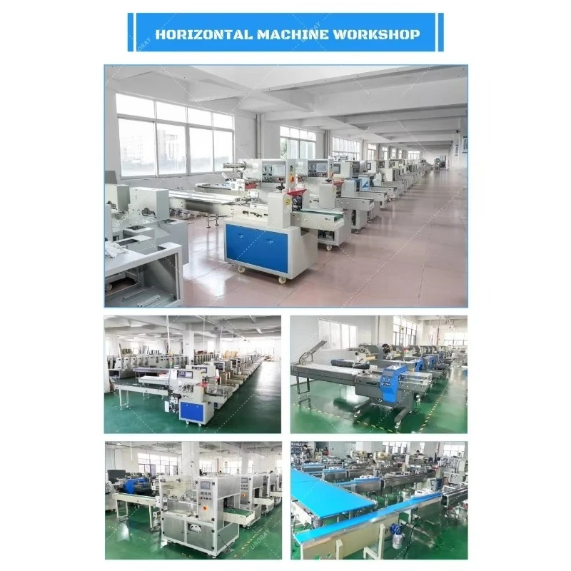 Automatic Pillow Flow Packing Candy Lollipop Protein Energy Bars Chocolate bar Horizontal Packaging Machine