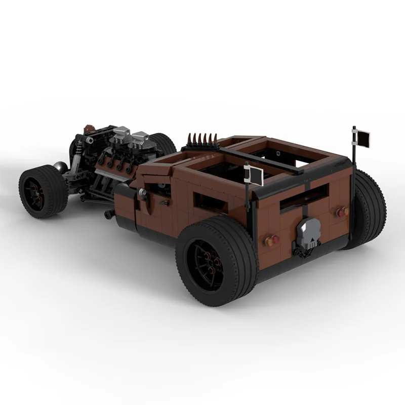 Modelo de carro de corrida de velocidade moc tijolos de construção de alta velocidade modificado carro tecnologia modular crianças presentes de férias montar brinquedos terno