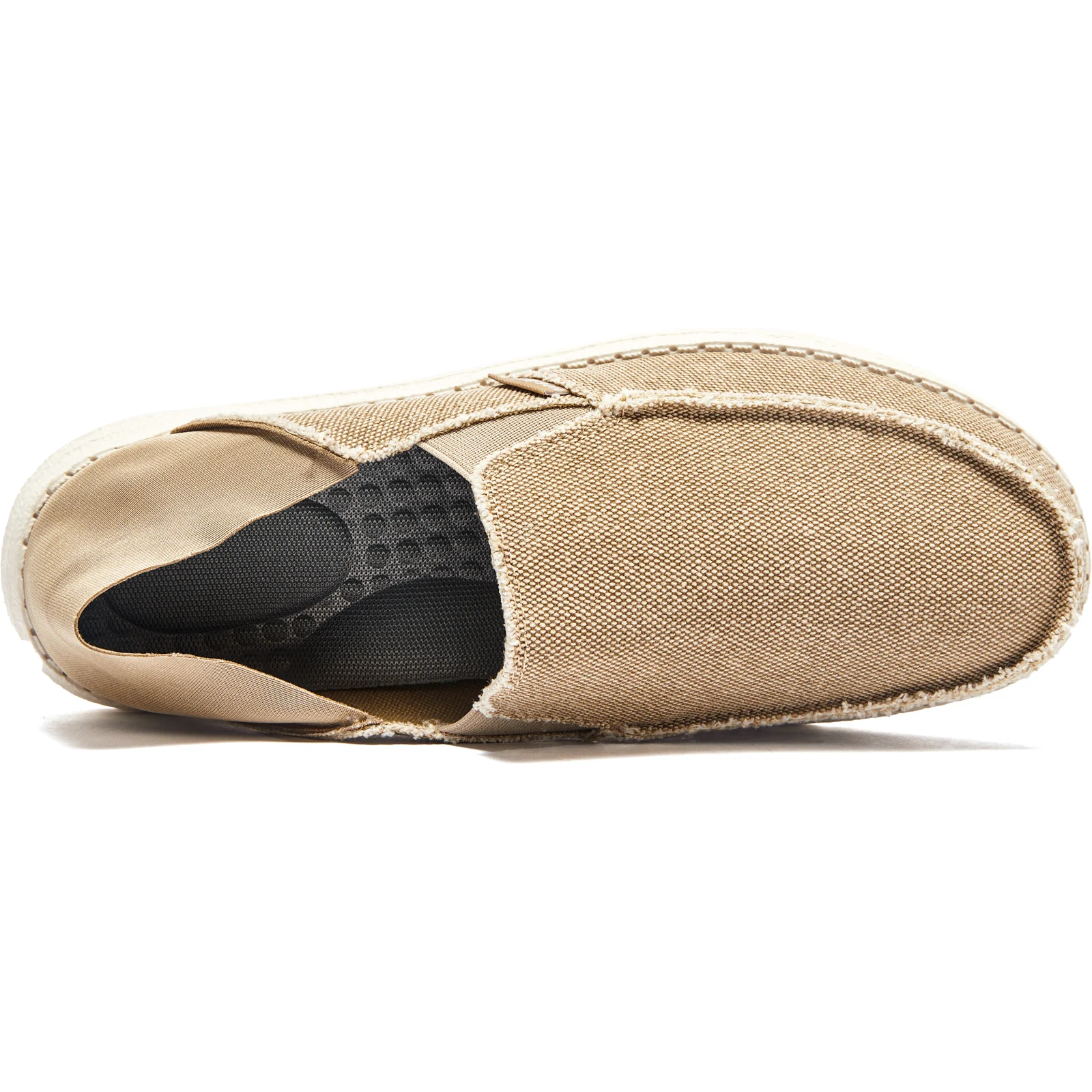 HOBIBEAR Slip On Loafer dla mężczyzn Zero Drop Canvas Loafer Lekkie płaskie buty żeglarskie