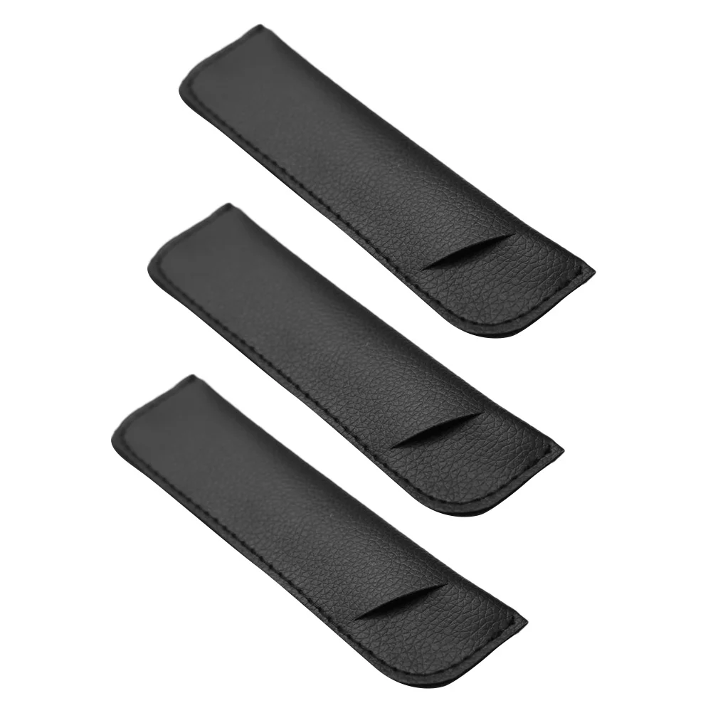 3Pcs Tuning Fork Storage Covers PU Material Fine Workmanship Lightweight Portable Cases Protective Guards for Music Instrument