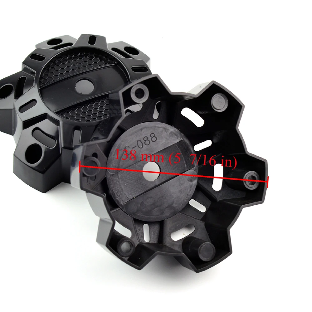 4pcs 6-Hole 138mm Car Modification Hub Center Cover Decorative Cover ABS