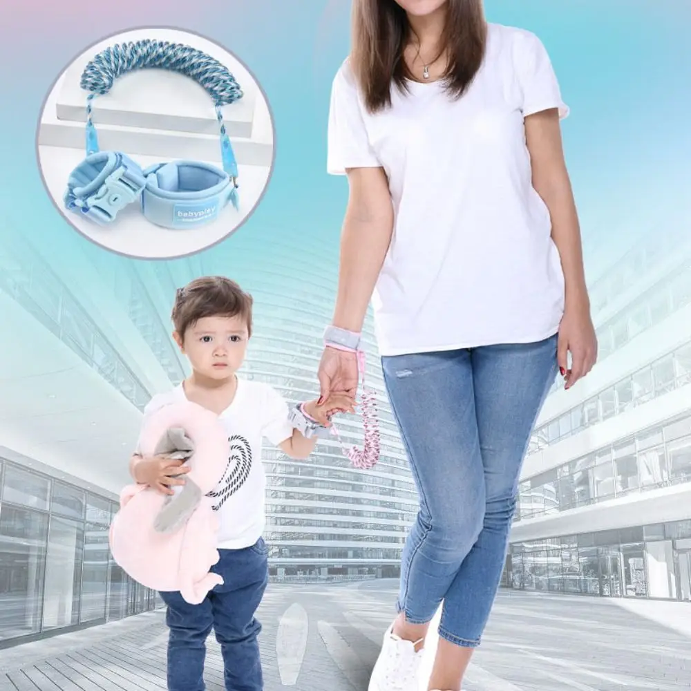 

Elastic Baby Link Traction Rope Bracelet Reflection Children Safety Harness Key Lock Loss prevention