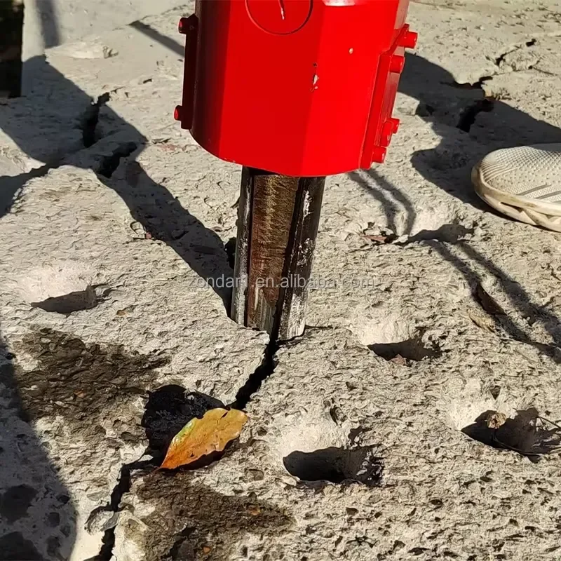 Easy to Operate Hydraulic Stone Splitter Machine High Yield Rock Splitter Hydraulic