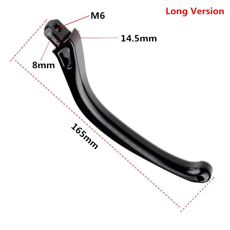 Universal cnc dobrável sensação linear 3d texturizado alavanca de freio da motocicleta alça para rcs push direto cilindro mestre do freio hidráulico