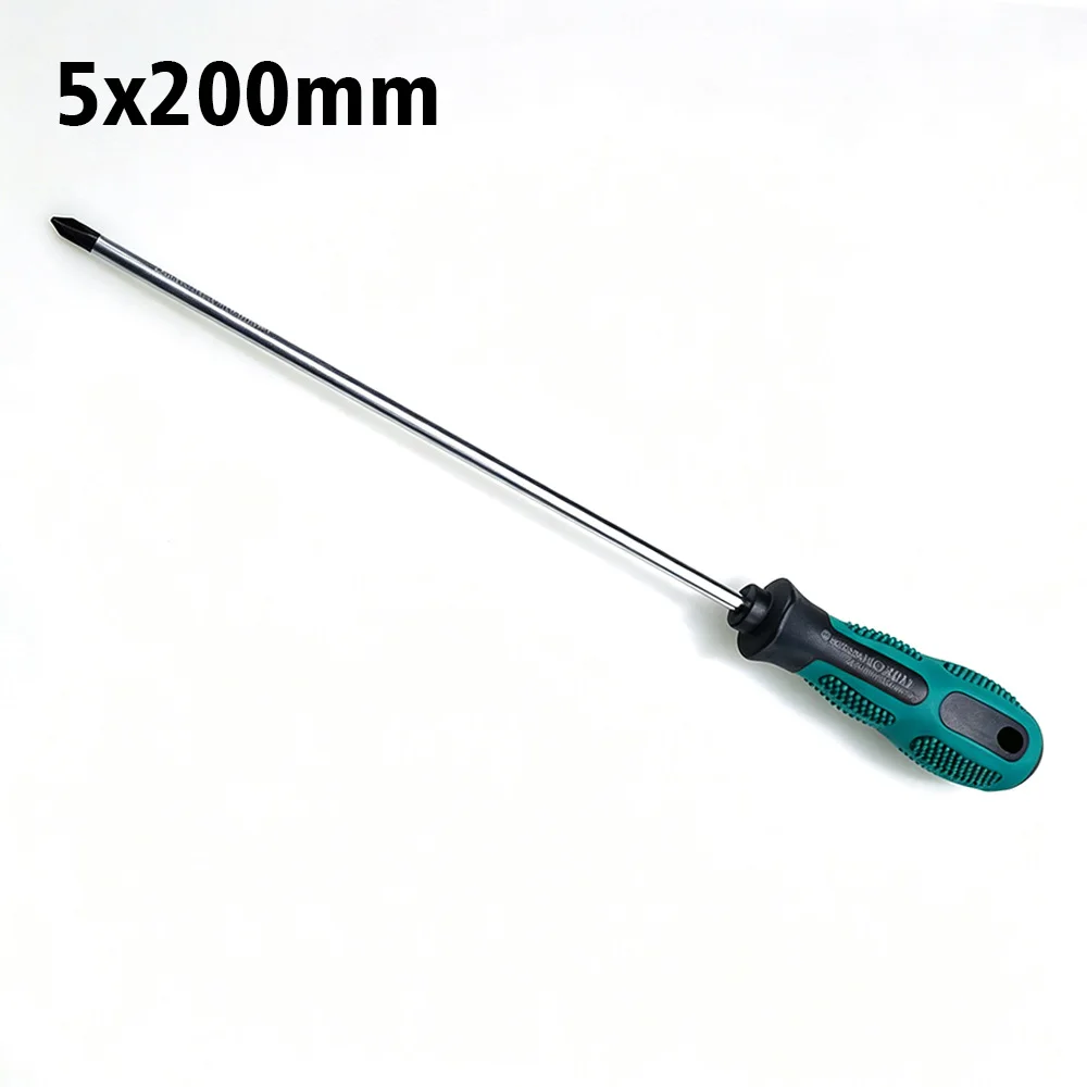 Extended Shaft Phillips Screwdriver, 20cm shaft length, suitable for home maintenance and vehicle repair, household essential