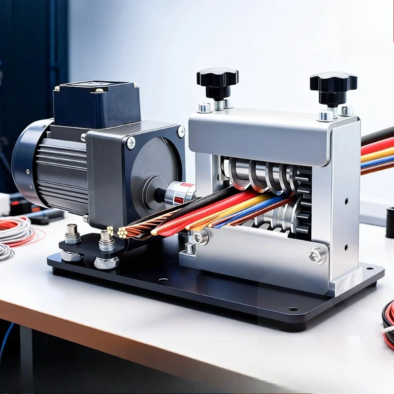 New 1-70mm² Commercial Wire Stripping Machine Waste Copper Cable Peeler Automatic 6 Hole Stripper Machines