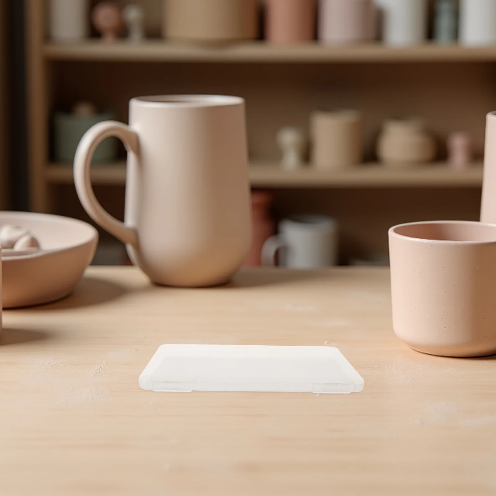 

6Pcs Paint Organizer Box Transparent Portable Watercolor Palette Compact Travel Mini Palette Box Airtight Lid Watercolor Pigment