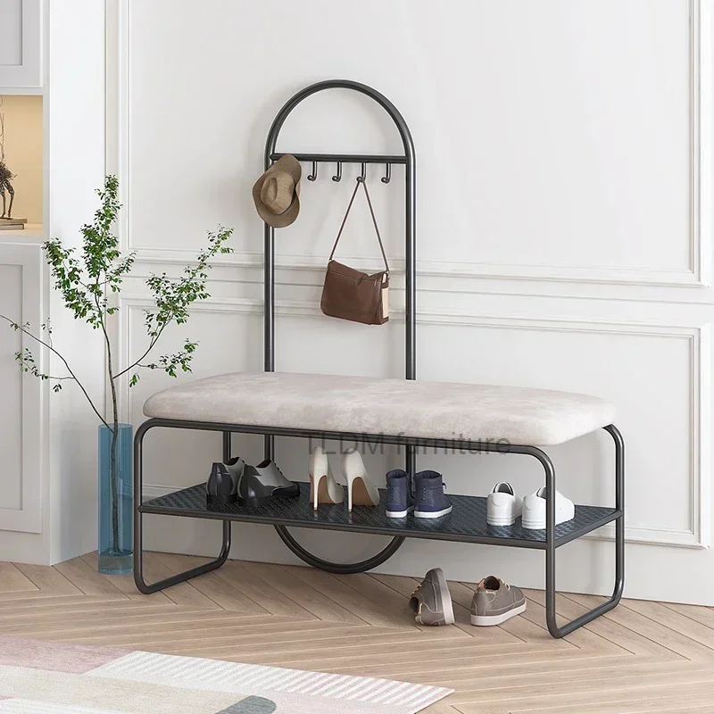 Minimalist Shoe Rack Storage Bench With Bench Vertical Entryway Shoe Cabinets Dustproof Tool Scarpiere Entrance Furniture