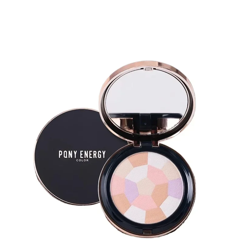 PQNY ENERGY 3D Highlighter Finishing Pressed Powder Pearlescent Setting Powder Brightening Concealing Rare Cosmetics Beauty