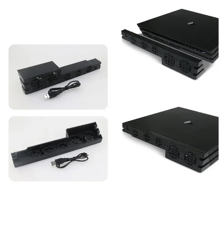Ventilateur de refroidissement pour console de jeu PS4 Pro, refroidissement à température turbo de haute qualité, ventilateur externe GérUSB avec câble de chargement USB, 2024
