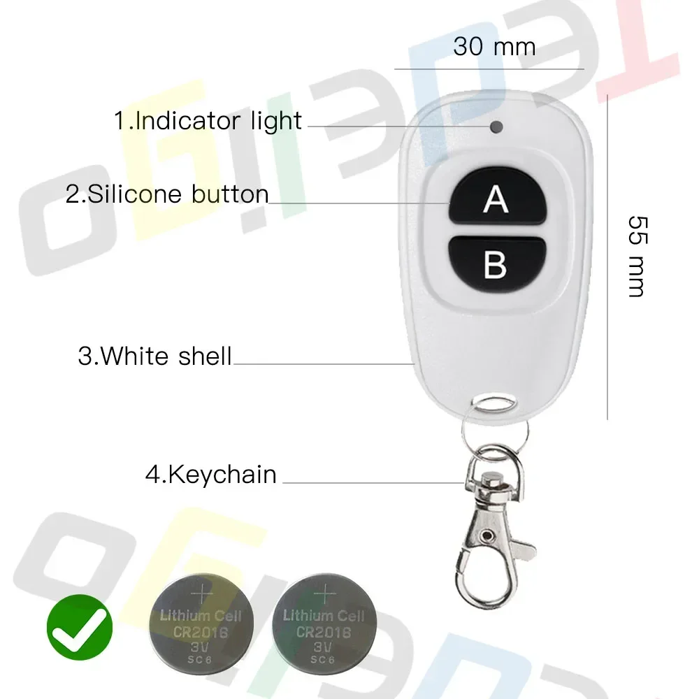 RF 220V 16A Electrical Socket 433MHz Wireless Remote Control Plug 3000W EU FR Standard,for Home LED/Light/Fan/Lamp ON OFF