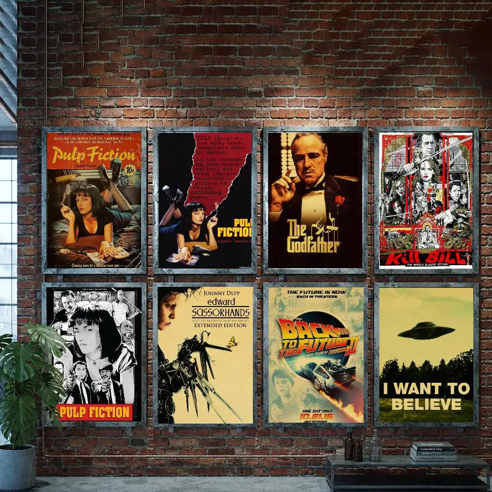 Movies Pulp Fiction The Godfather Kill Bill Wall Art Canvas Painting Posters And Prints Wall Pictures Kids Room Decor No Frame