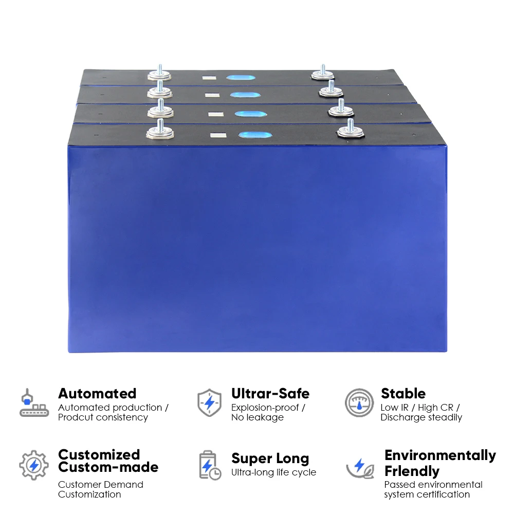 

Аккумуляторы LiFePO4 EVE628AH 12В 24В 48В 96В для домашнего хранения энергии, со склада в ЕС, без НДС, 8кВтч 16кВтч 32кВтч 64кВтч