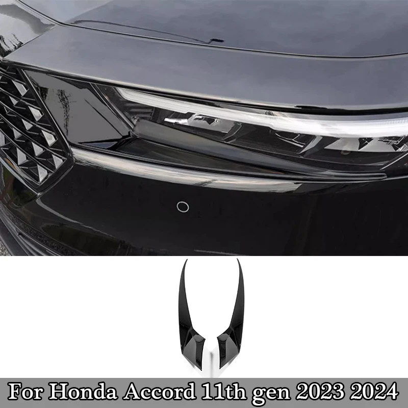 

For Honda 11th Generation Accord 2023 2024 Headlamp Eyebrow Sticker Decoration Sticker Headlamp Sticker Modification Blackening