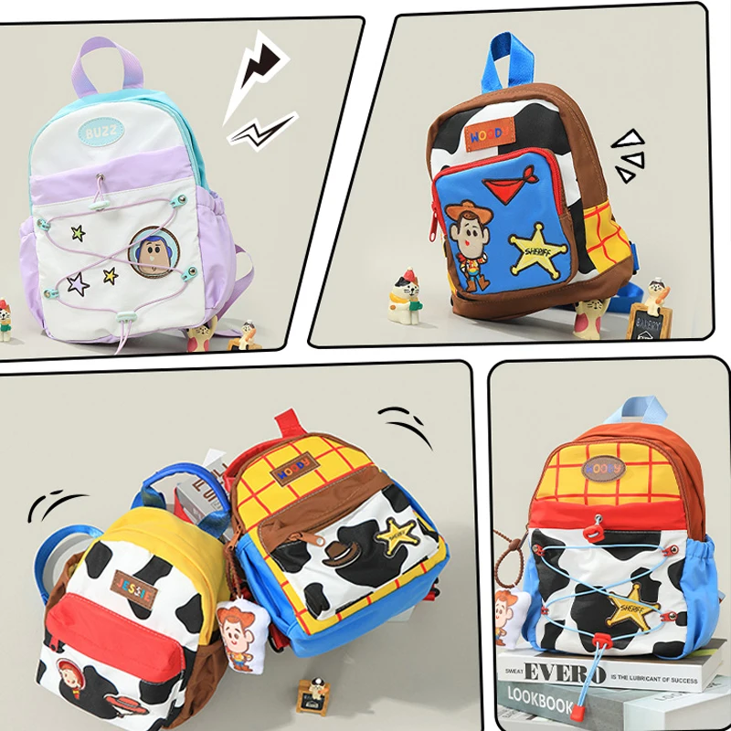 2024 New Anime Surrounding Cool And Trendy Play Backpack For Women With Large Capacity Cartoon Woody Mini Backpack Commuter Bag