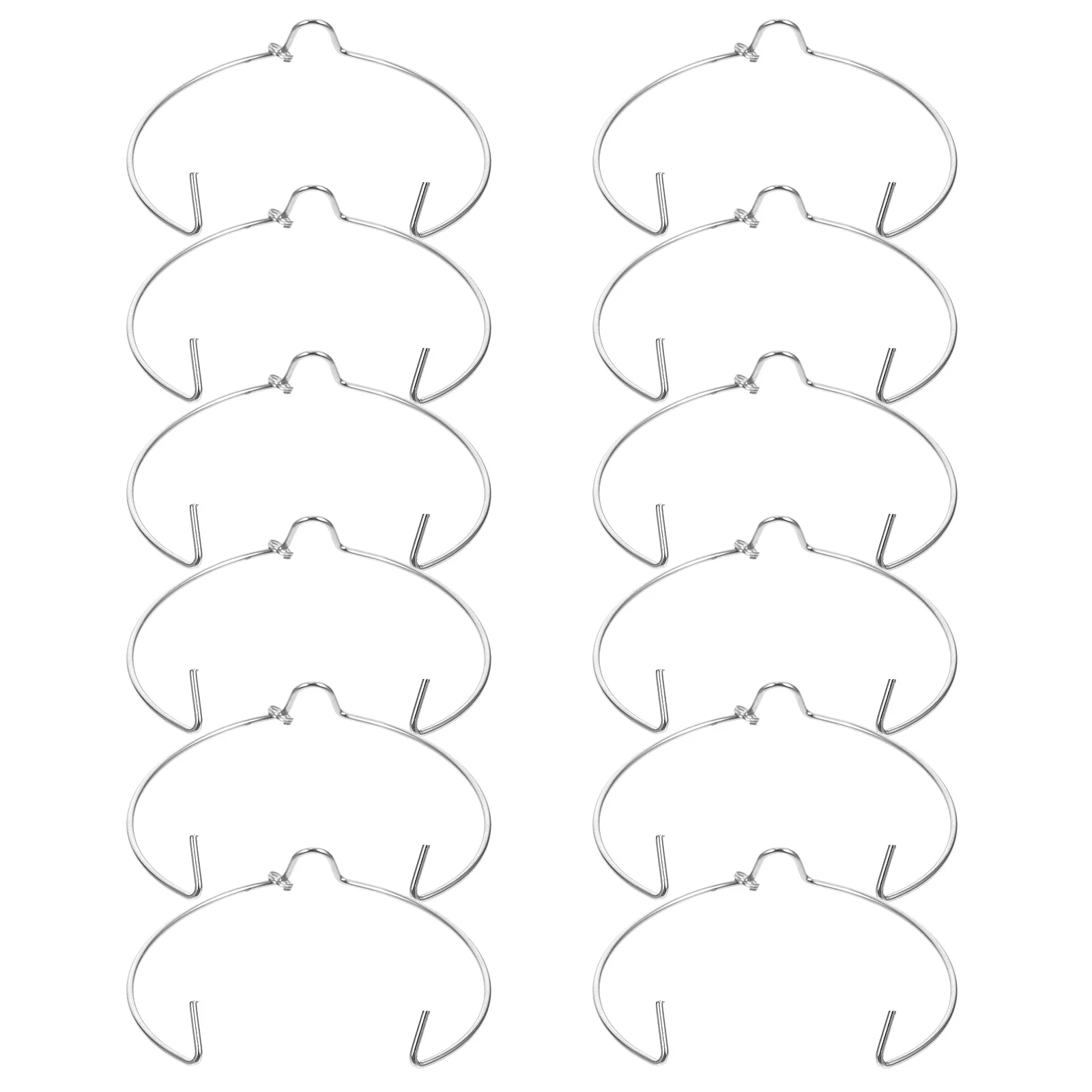 12 قطعة مشابك زنبركية للاحتفاظ بإضاءة سبوت من الصلب المنغنيز مشبك قوي لتثبيت مصباح الهالوجين Mr16 استبدال آمن