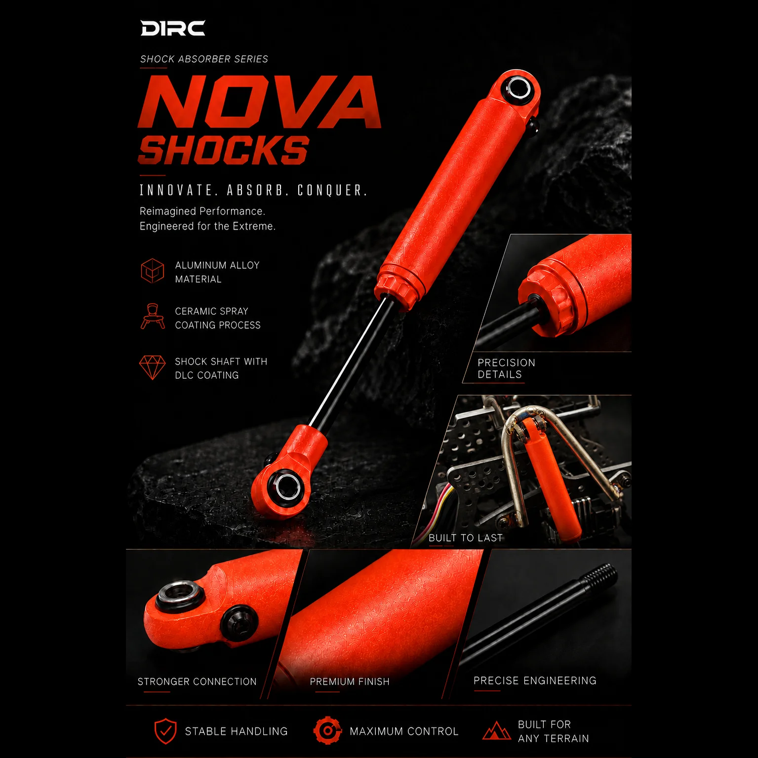 Амортизатор D1RC NOVA для ради – обзор и цена Shock Absorber Rc