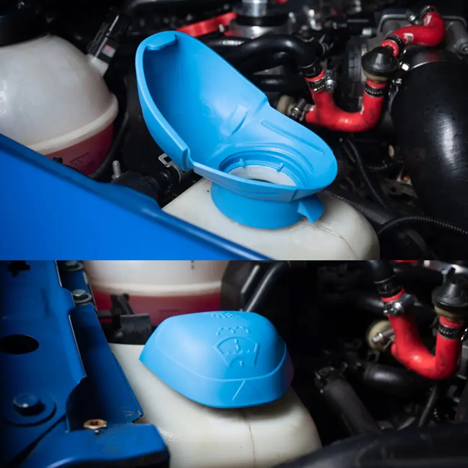 Front Wiper Washer Fluid Reservoir Bottle Lid Cap Cover For Skoda Citigo Fabia Superb Octavia A5 A7 Karoq Kodiaq 6V0955485