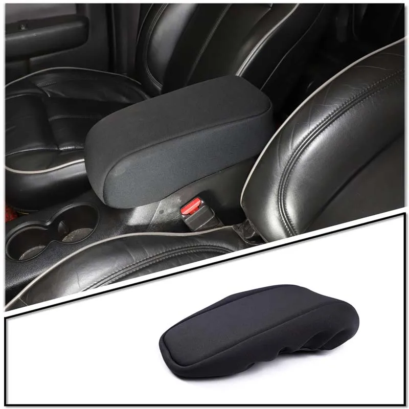 

Car Armrest Mat Center Console Arm Rest Protection Cushion Auto Armrests Storage Box Cover Pad For Hummer H3 2005-2009