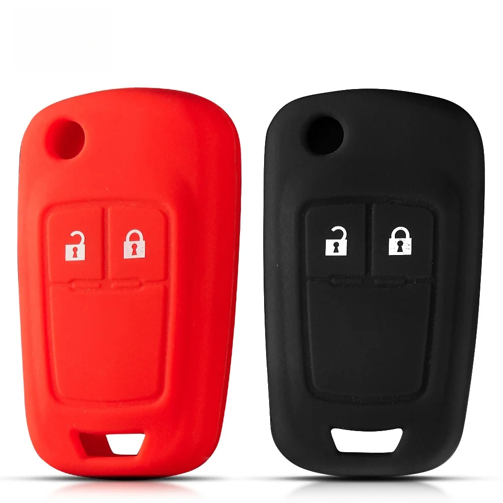 

Silicone Car Key Cover for Chevrolet Chevry Cruze Sedan Hatchback Malibu Trax Aveo 2009-2015 Remote Protection