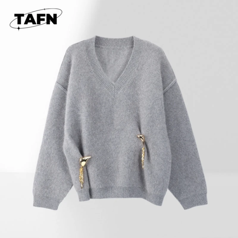 

25 теплых шерстяных свитеров для женщин, повседневный, но изысканный стиль для зимы, свитер из мериносовой шерсти для женщин, легкий и уютный AJ2926