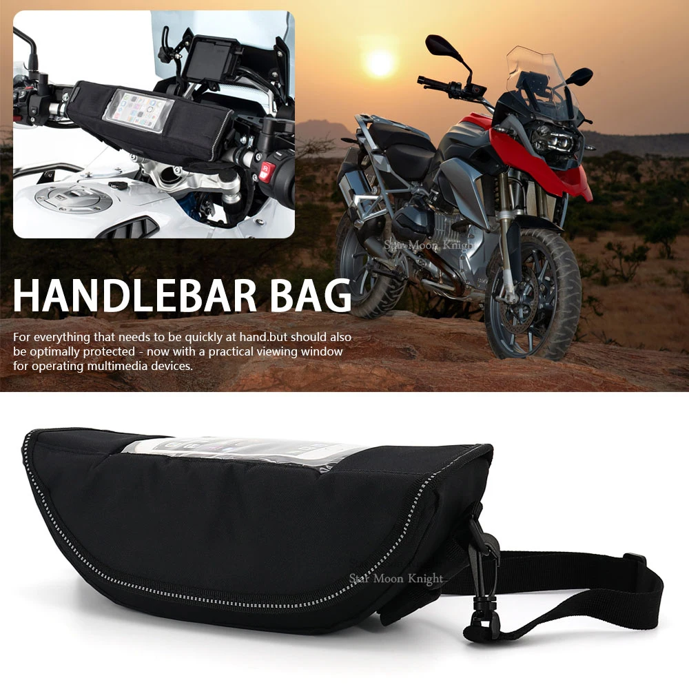 

For BMW GS 1200 1250 R1250GS R1200GS F850GS Adventure ADV Motorcycle waterproof handlebar travel bag F750GS S1000XR storage bags