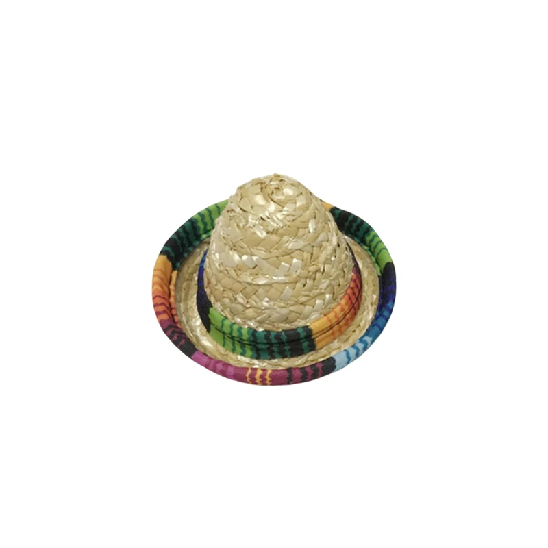 Mexican Mini Small Hat Hair Hoops Mini Sombrero Headbands Headdress Performance Props Carnival Halloween Party Funny Hats