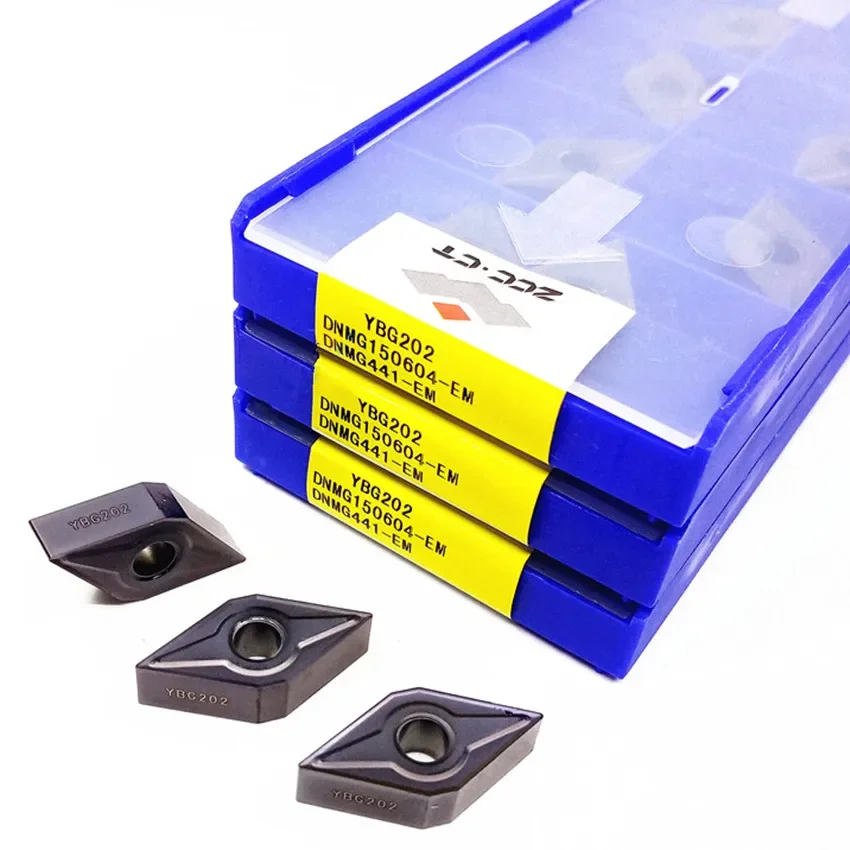 

DNMG150604-EM YBG202/DNMG150608-EM YBG202/DNMG150604-EM YBM253/DNMG150608-EM YBM253 ZCC.CT Твердосплавные пластины с ЧПУ 10 шт./кор.