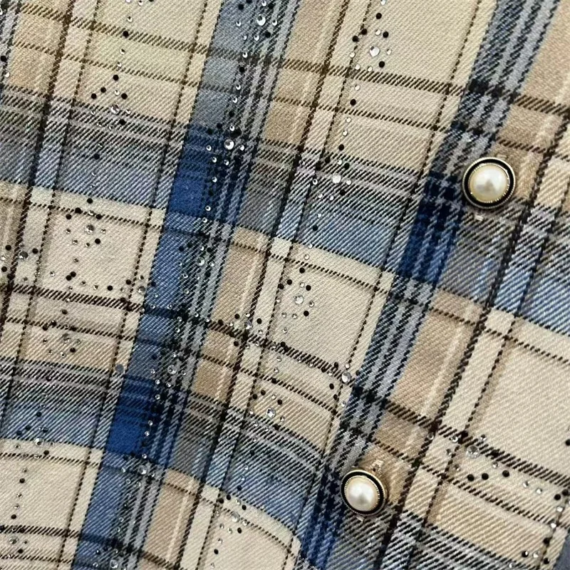 صور حقيقية VALLEY قمصان رجالي منقوشة مثقاب ساخن من القطن الخالص قمصان أمريكية عتيقة كبيرة الحجم يتم شحنها يوم واحد