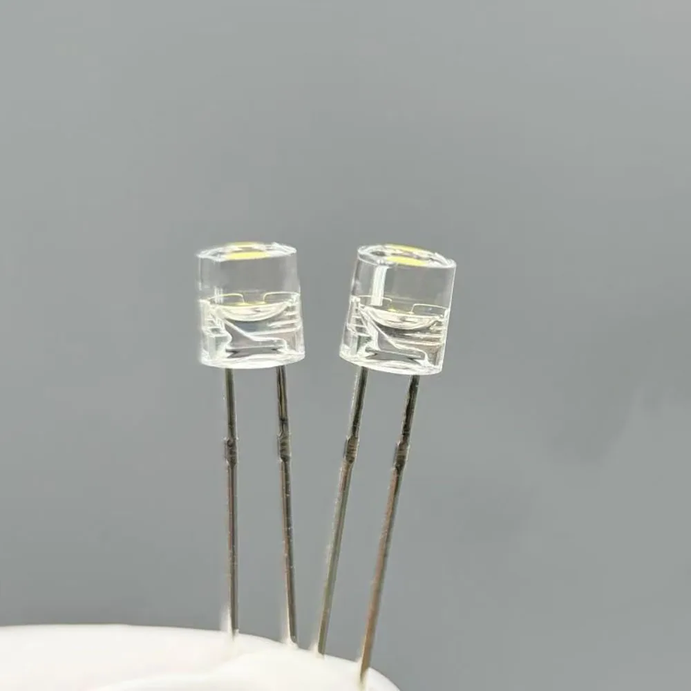 Flat Top1000PC 5mm  White Red Pink Yellow Blue Wide Angle Light Diode Water Clear LED Bead Ultra Bright Bulb Emitting Lamp