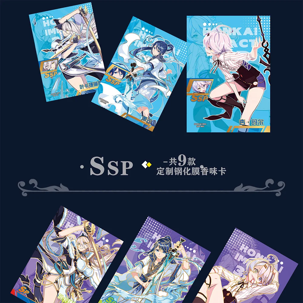 Coleção Anime Cards of Honkai Impact 3, Kiana, Kaslana, Raiden Mei, Yae Sakura, Cartas Colecionáveis, Fu Hua Elysia, Presente, Novo