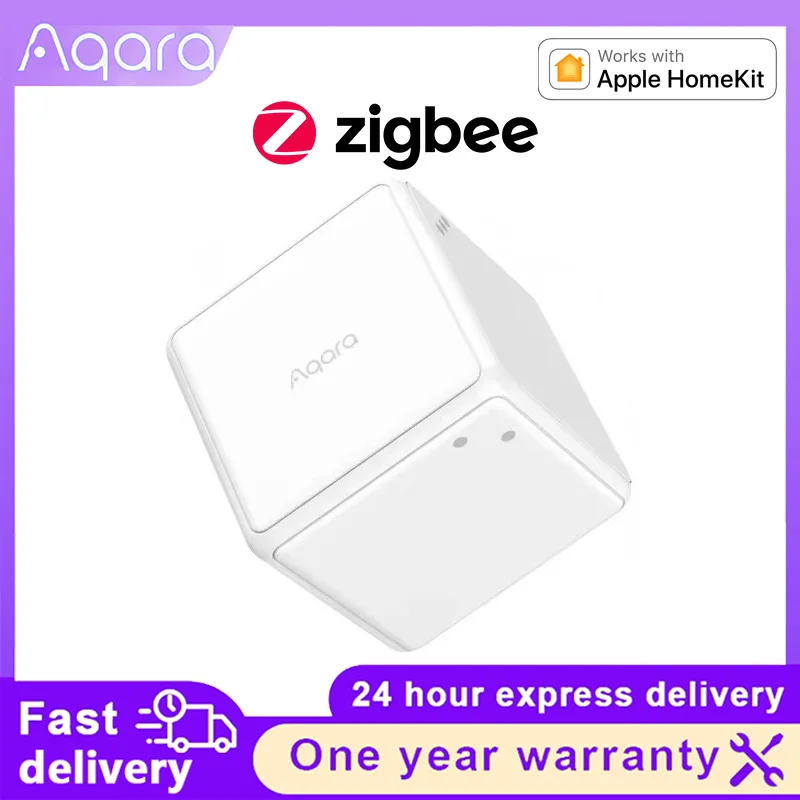 Aqara Magic Cube Controller T1 Pro Zigbee 3 Multifunctional Smart Home Wireless Remote Switch 6 Sides Control For HomeKit APP