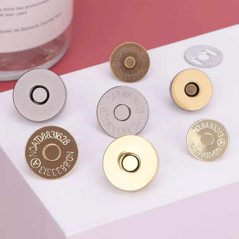 Non-sewing bag magnetic button metal hidden button case button invisible magnetic button purse purse magnet magnetic button