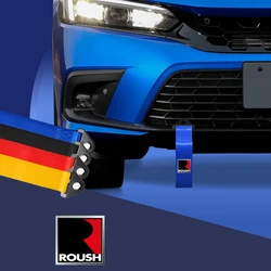 Roush Logo Car Nylon Tow Strap Car Tow Ropes Trailer Ropes Bumper Decoration For Ford Fiesta Focus Mondeo ST Shelby MK2 MK3 MK4