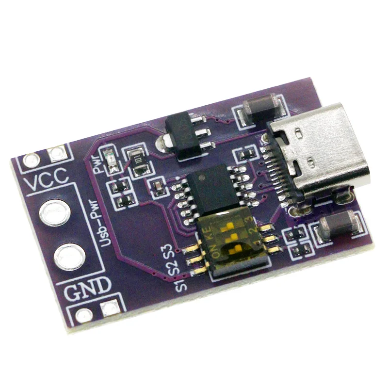 Type-C Qc Afc PD2.0 PD3.0 Naar Dc Spoof Scam Snelle Lading Trigger Polling Detector USB-PD Notebook Voeding veranderen Board Module