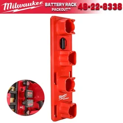 Milwaukee PACKOUT M12 Battery Rack Clamp Type Battery Storage Function Store Up To Four M12™ Batteries MILWAUKEE Tool 48-22-8338