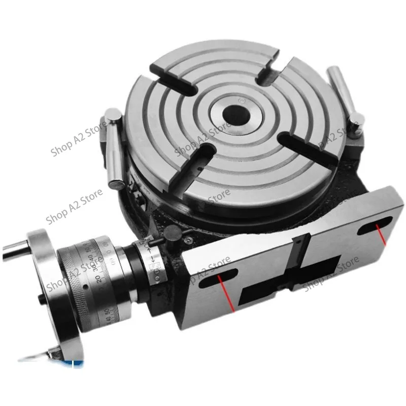 Milling Rotary Index Table, Vertical Horizontal Manual Rotary Worktable for Metal Machining