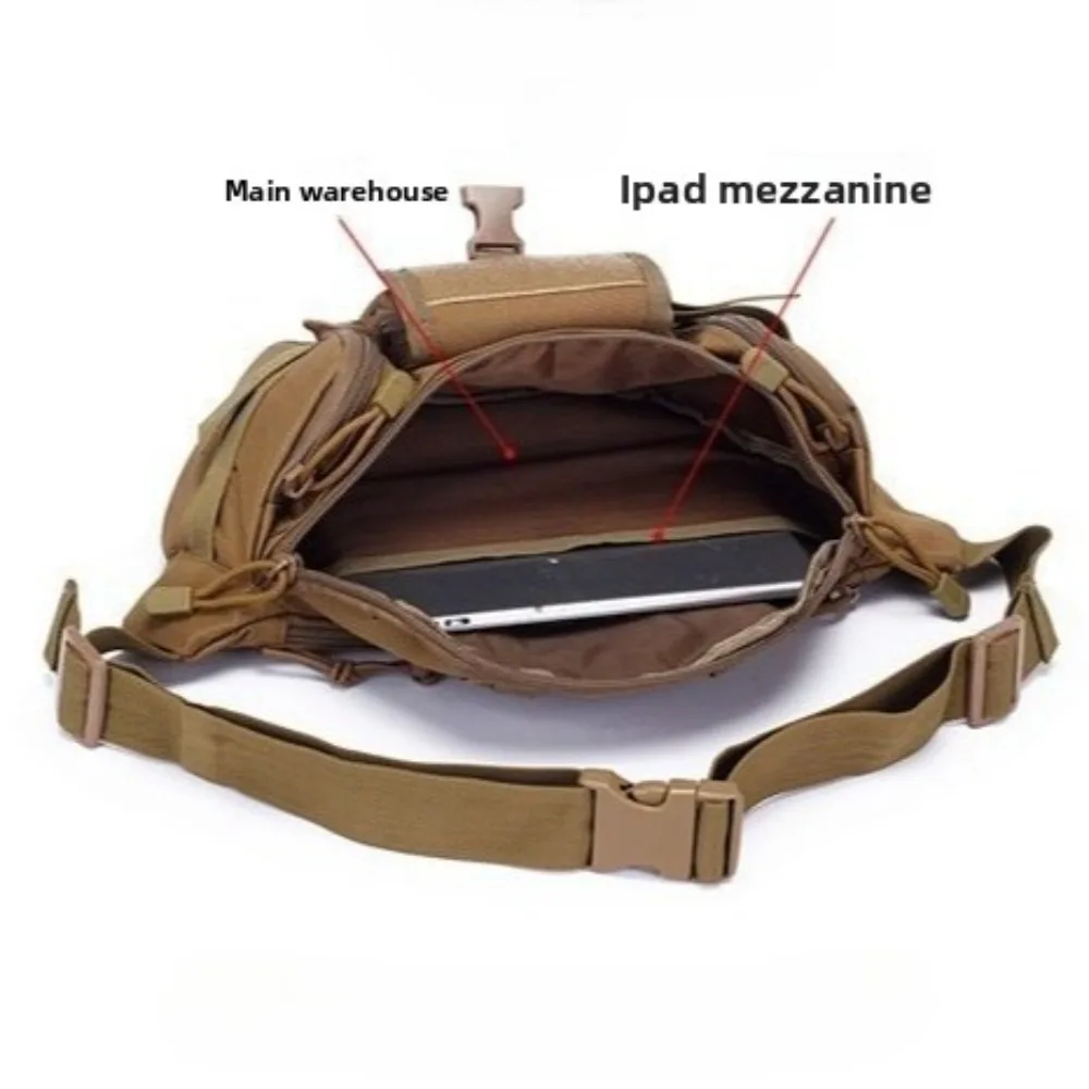 

Outdoor Multifunctional Men's Bag Cycling Camouflage Tactical Fanny Pack Sports Travel Mountaineering Waist Bag Casual Tote Bag