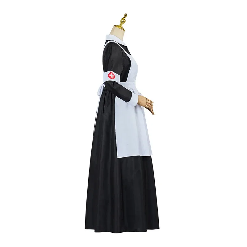 

COSda@Nightingale Cosplay Victorian Uniform Civil War Nurse Costume Women Maid Halloween Fantasia Dress UpCOSda@