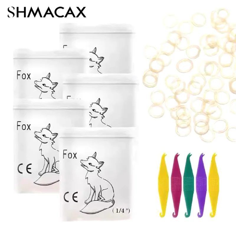 

500 шт. Стоматологическая Резиновая лента Ортодонтическая лигировка о-образное кольцо Ортодонтические ортодонтические скобы эластичные животные тяговые кольца чипмунк кролик