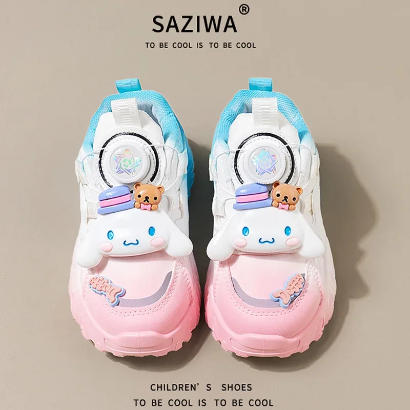 Cinnamoroll Anime Hello Kitty Kawaii Sanrio Casual Shoes Cute Cartoon  Kuromi Children Sports Sneakers Gifts for Girls