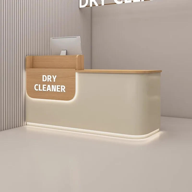 

Modern Design High-quality Counter Checkout Multifunctional Reception Desk Originality Beauty Salon Cabinet Workshop Furniture