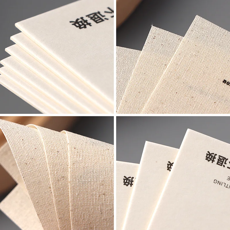 Cotton Linen Hang Tags Custom Printed Logo for Clothing Garment Price Tags Wholesale view 2