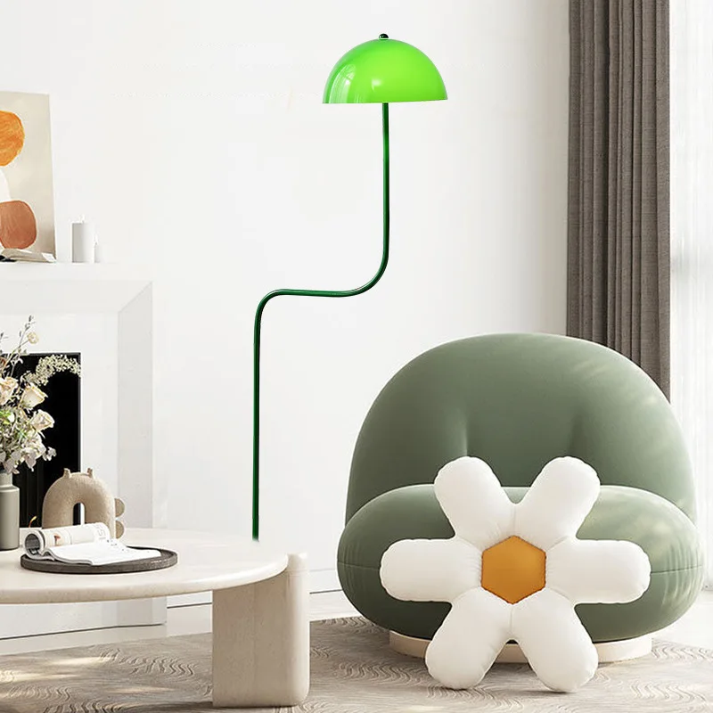 Middle aged ins living room sofa side floor light creative bedroom study bedside table lamp style