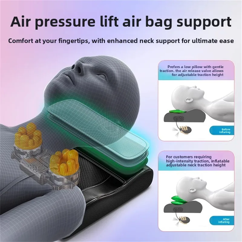 Cervical Massager Back Waist Full Body Multifunctional Cushion Household Shoulder Neck Kneading Massage Pillow