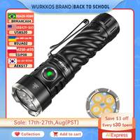 Wurkkos TS26S Torch EDC Flashlight 3100LM Rechargeable Powerful Torch 21700 LED Work Lamp Portable Light with Magnetic Tail Cap